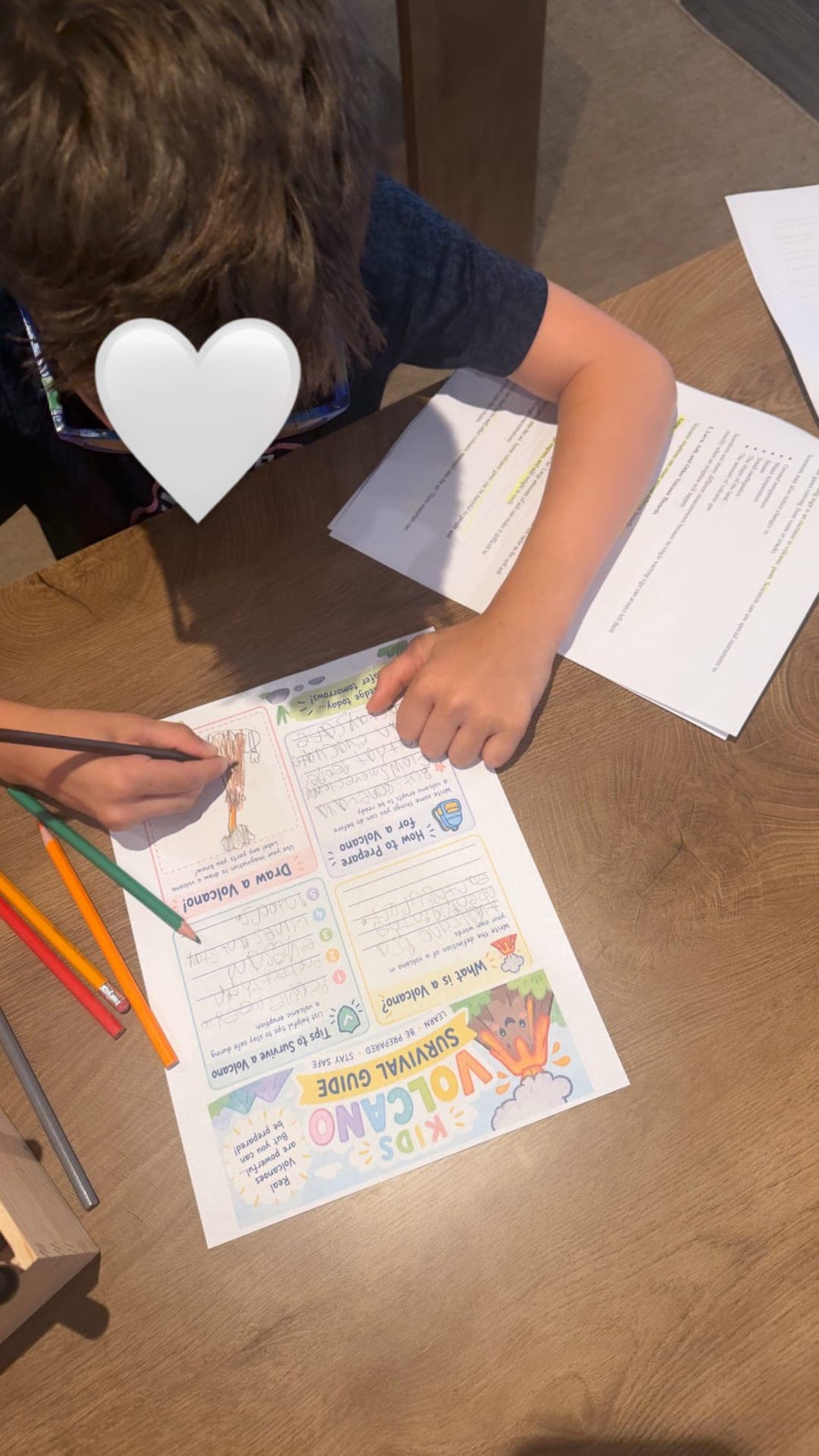 Upper elementary — Kids Volcano Survival Guide research and design