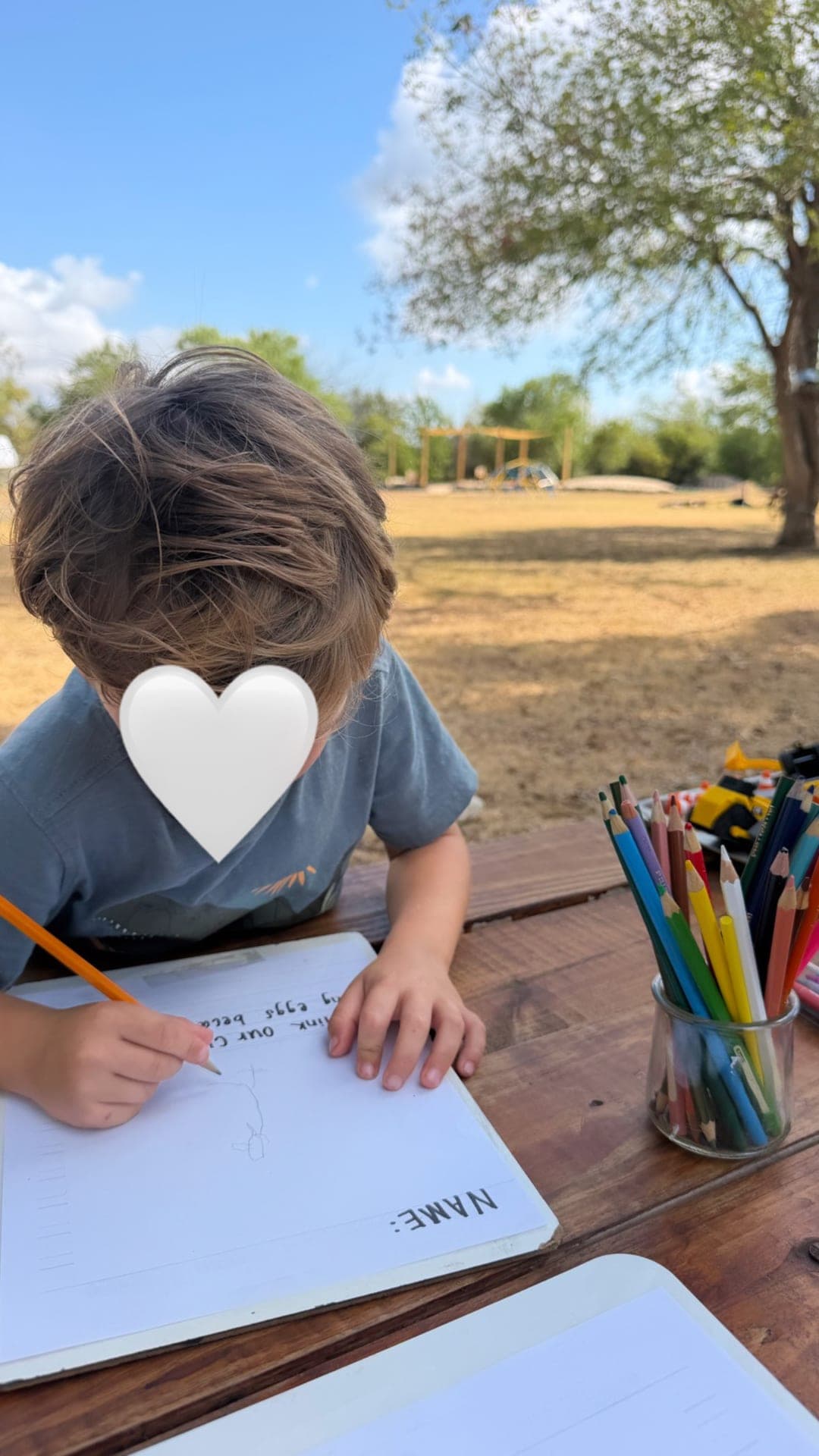 Personal writing — developing the Story of Me