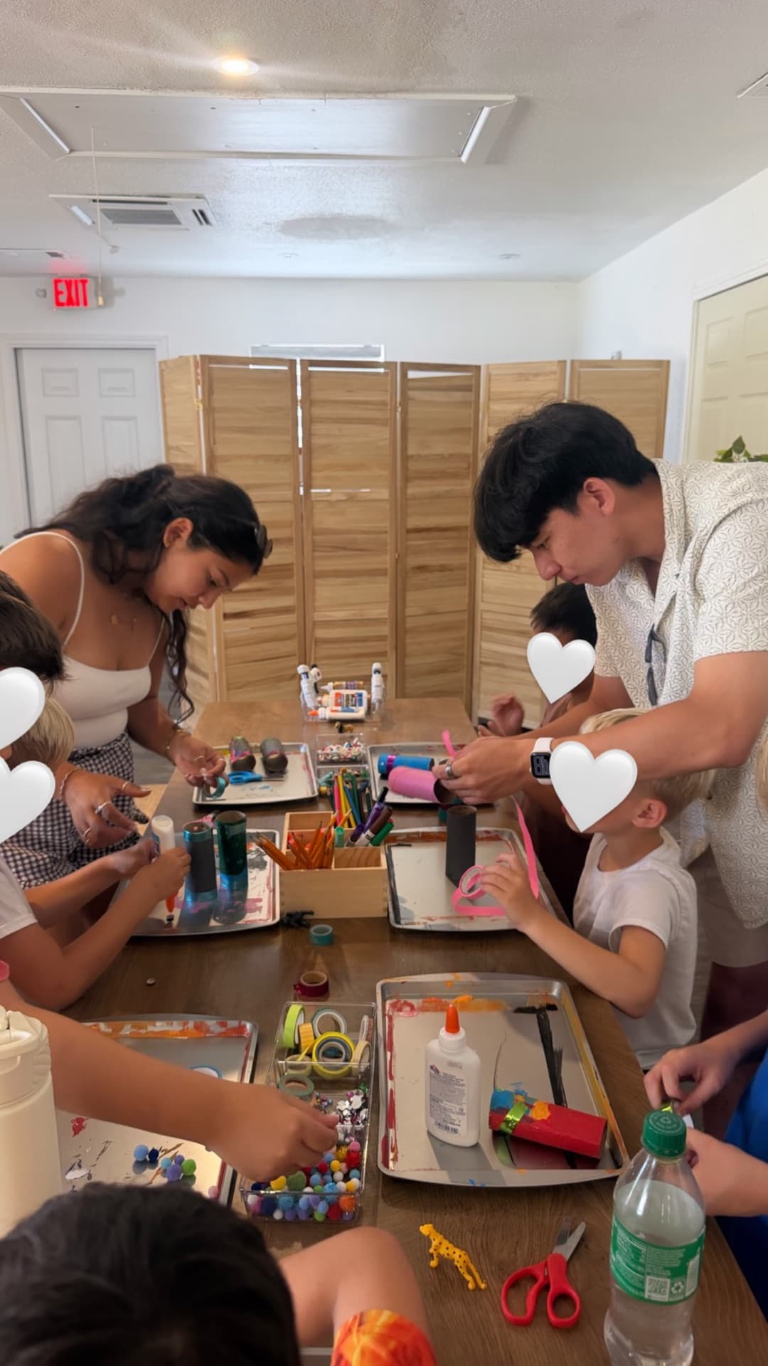 Building safari binoculars for Field Day Friday