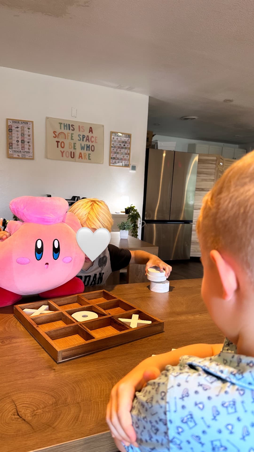 Tic-tac-toe with a Kirby pal — play that still builds connection