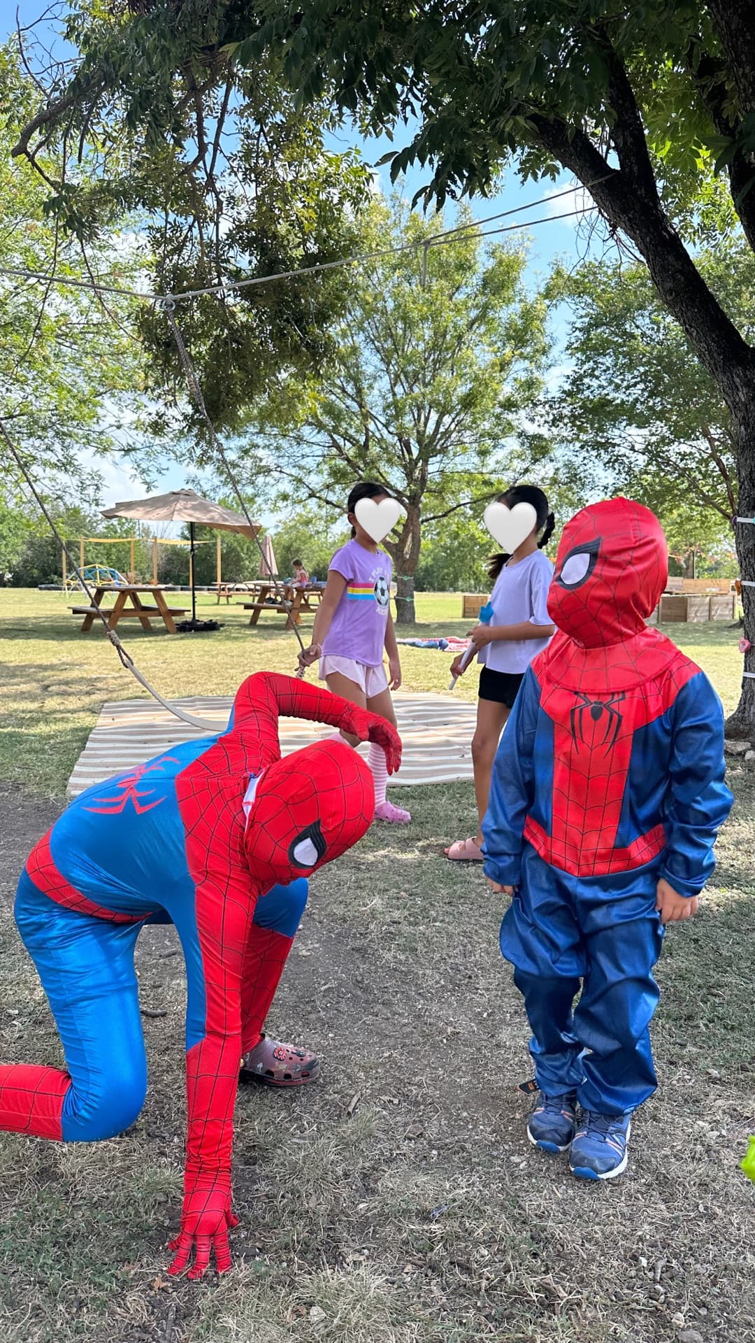 Spider-Man landing — the coolest costumes of the summer