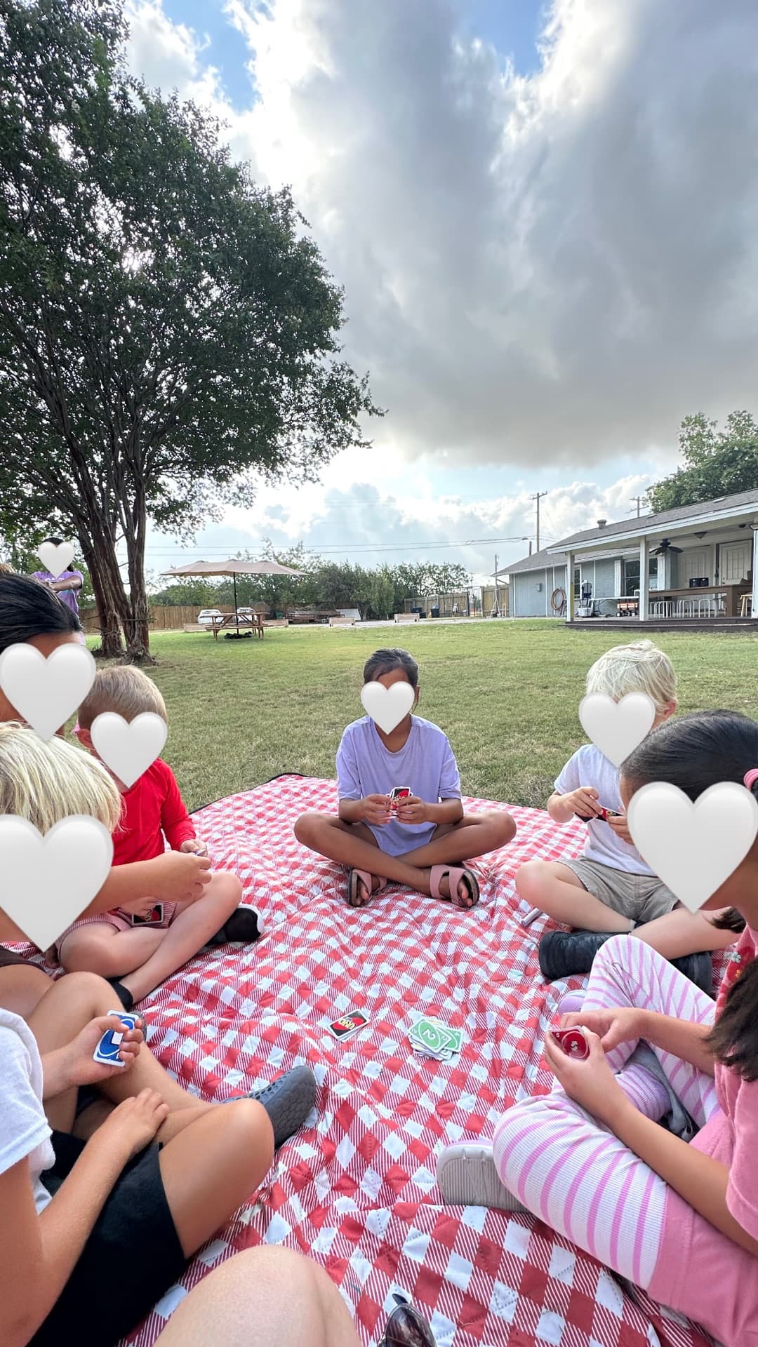 Another round of UNO — 12 weeks of play, rain, mud, and new friends