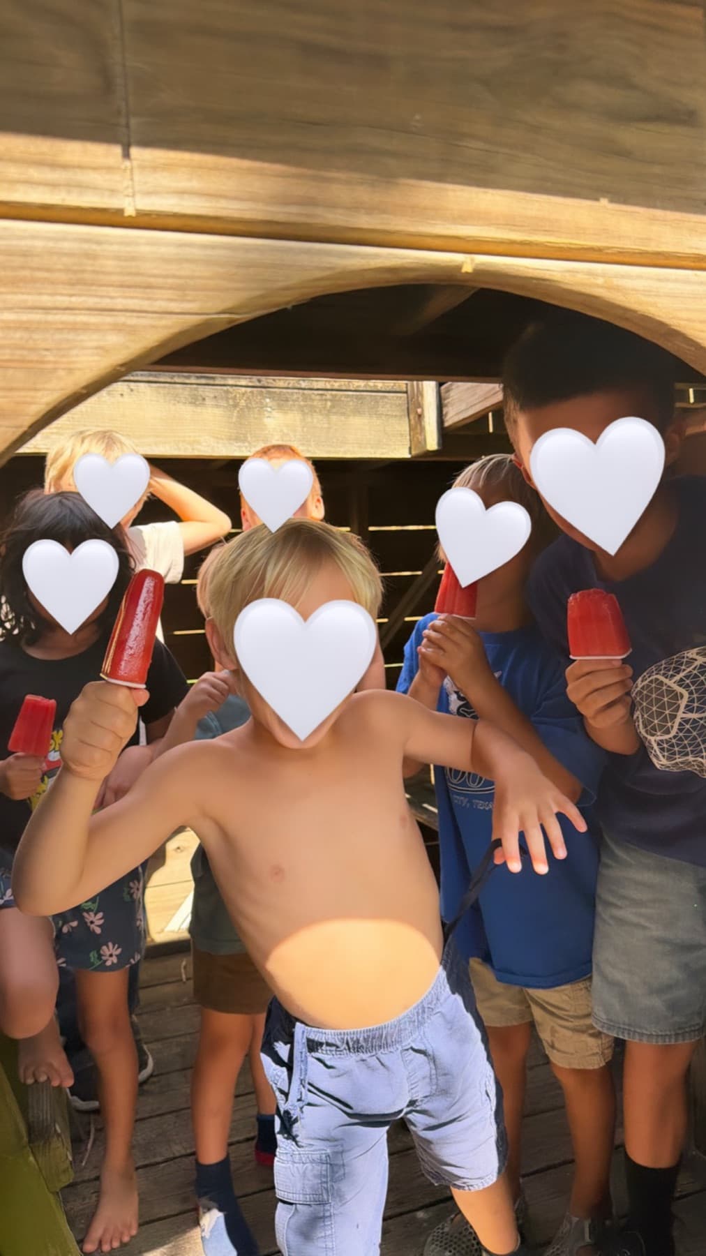 Popsicles — students made their own from start to finish
